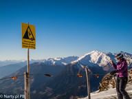 Widok na dolinę z Racines (foto: Narty.pl PB)