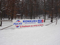 Baner konkursu przeprowadzanego wspólnie z firmą Fuchs.