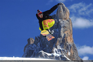 Snowboard na Passo Rolle (foto:  Pierluigi Orler Dellasega)