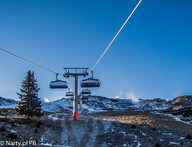 Poranek w Racines, armatki pracują (foto: Narty.pl PB)