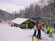 Rzyki - Czarny Gron - stacja dolna orczyk