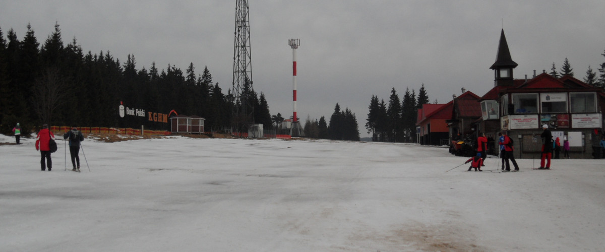 Śniegu na Polanie Jakuszyckiej jest coraz mniej… Nowy termin SNS-a zostanie podany jeszcze w tym tygodniu. (foto: Organizator)