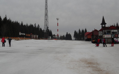 Śniegu na Polanie Jakuszyckiej jest coraz mniej… Nowy termin SNS-a zostanie podany jeszcze w tym tygodniu. (foto: Organizator)