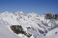 Soelden- widok  z tarasu