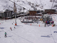 Widok z wyciągu na miasteczko