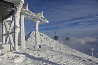 Winter Music Opening Jasna 2013- kabinki przy stacji