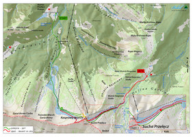 Mapa trasy (źródło: www.memorial.topr.pl)