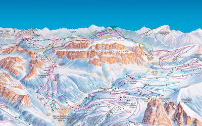 Mapa tras Sella Ronda
