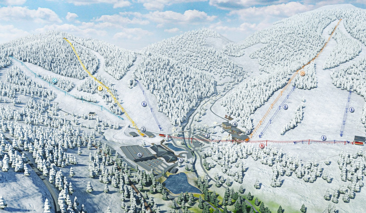 Stacja Sportów Zimowych i Paralotniarstwa w Kowarach (źródło: SSZiP Kowary)