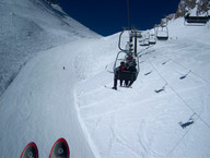 Trasa czerwona H5 ze szczytu Hohe Scharte