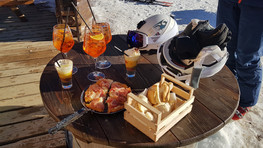 Przysmaki włoskiej kuchni na stoku (fot. A. Kaleta) Przysmaki włoskiej kuchni na stoku (fot. A. Kaleta)