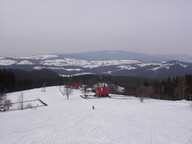 Panorama z trasy stoku