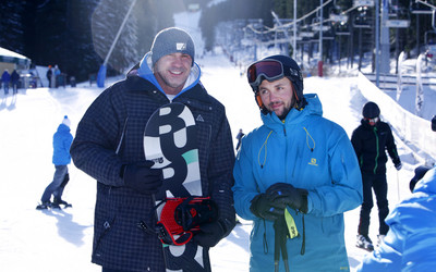 Andrzej Bargiel i Przemek Saleta w Jasnej (foto: BrandBridge )