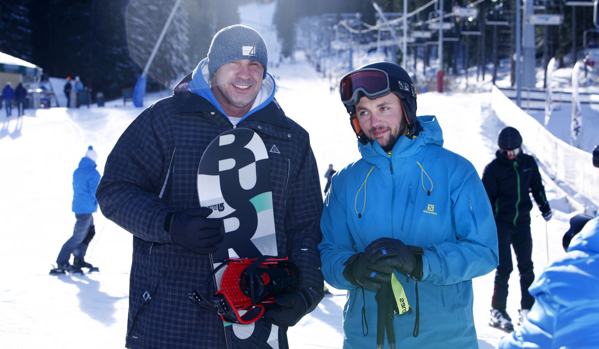 Andrzej Bargiel i Przemek Saleta w Jasnej (foto: BrandBridge ) Andrzej Bargiel i Przemek Saleta w Jasnej (foto: BrandBridge )