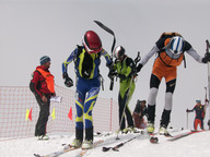 Foki zdjęte - pozostaje zjazd do mety (przy Murowańcu)