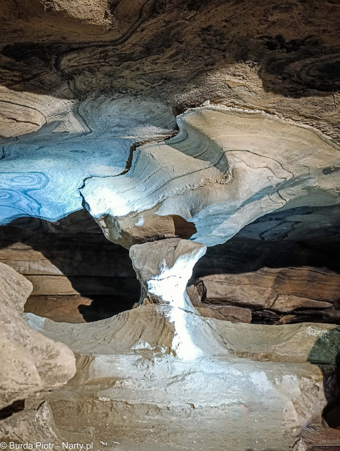 Jaskinia Spannagel - Hintertux 2530 / fot. P. Burda