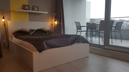 Sypialnia w ApartView Wisła (foto: A. Kaleta)