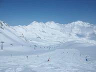 Lodowiec Stubai w Marcu 2