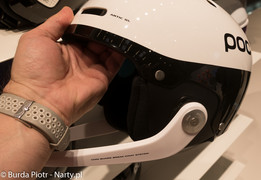 Kask POC z zamontowaną gardą slalomową 2020/2021