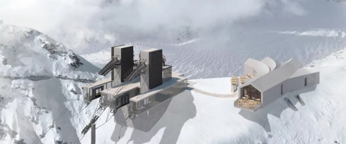 Eggishorn 2025 projekt stacjo kolei i restauracji