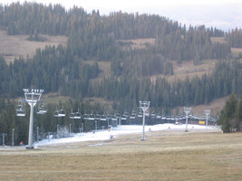 Pierwsze naśnieżanie w Rusiń-Ski