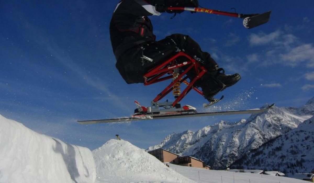 Dariusz Sobczak na monoski Dariusz Sobczak na monoski