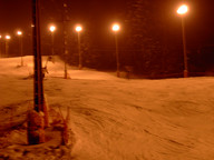 Widok z boku na stok