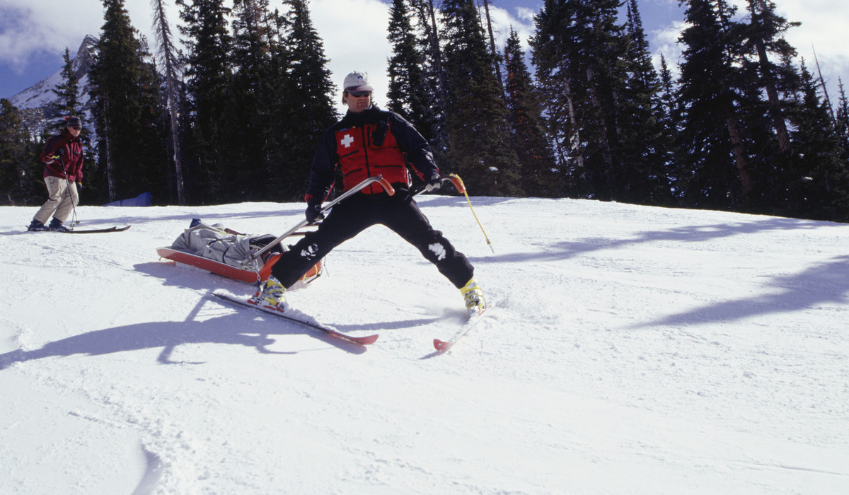 Patrol medyczny na stoku (fot: Steve Mason @Steve Mason)