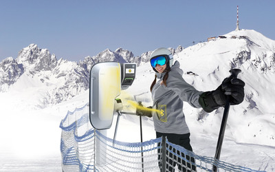 Karnet narciarski w smartfonie (fot. SKIDATA)