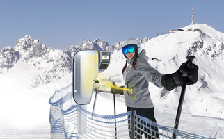 Karnet narciarski w smartfonie (fot. SKIDATA)