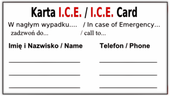 Karta ICE (pobierz i wydrukuj)
