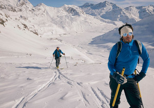 Leszek z przewodnikiem na podejściu / fot. Bartek Sadowski Leszek z przewodnikiem na podejściu / fot. Bartek Sadowski