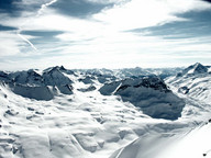 Alpy ze szczytu La Grande Motte 3