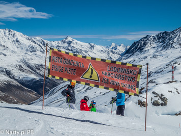 22 kwiecień - trasa zalodzona :) (foto: PB Narty.pl) 