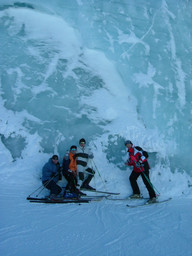 Sciana lodu Rettenbach Gletscher