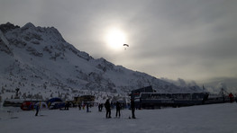Passo Tonale zawody spadochronowe (foto: A. Kaleta)