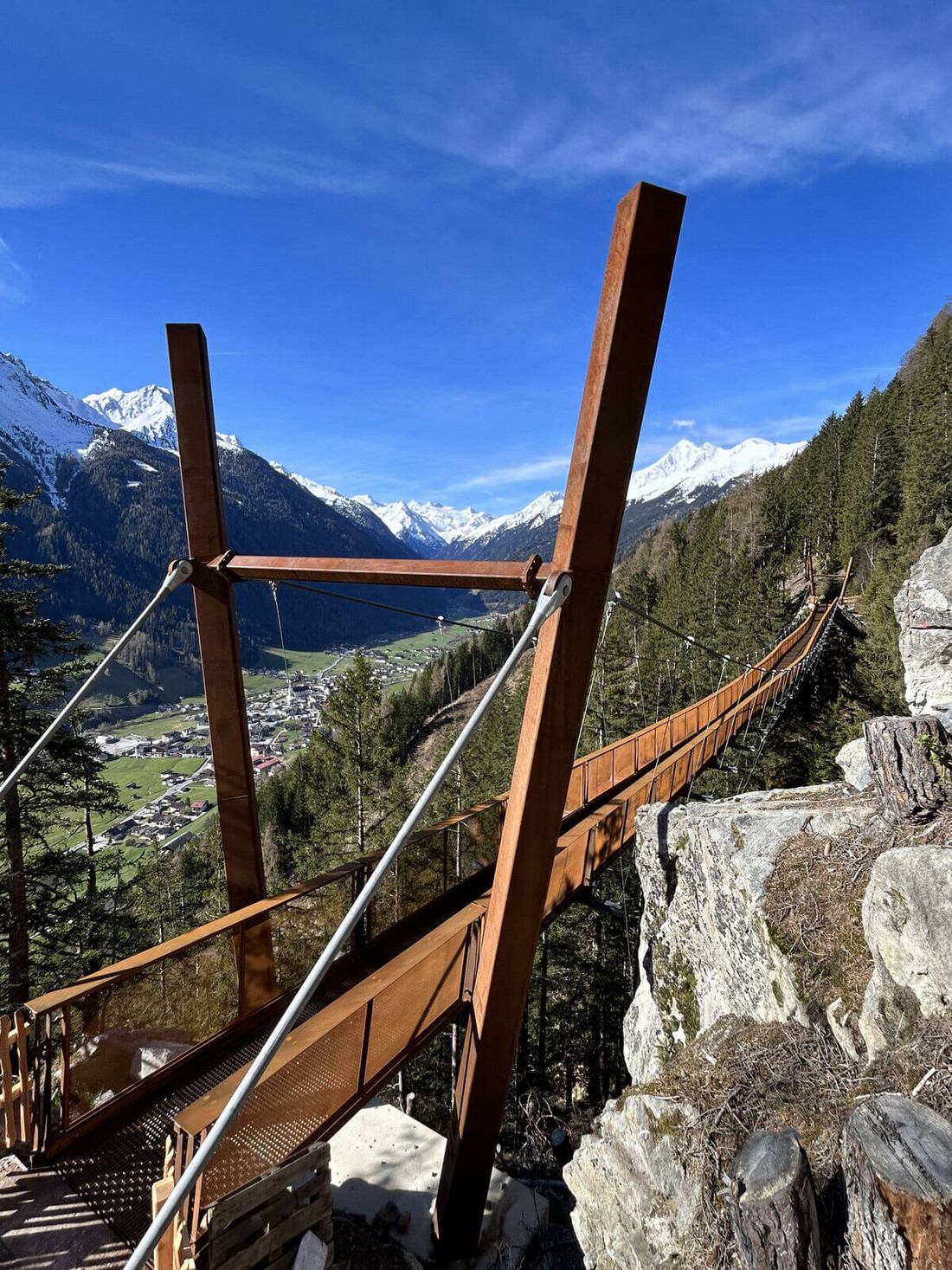 Most wiszący Stubai  / fot. TVBStubaiTirol