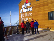 na szczycie Pic Blanc (3330m)