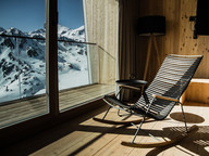 Takie widoki z pokoju w Kristallhutte