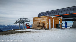 Kolašin 1600 - górna stacja sześciosobowego krzesełka (foto: P. Burda)