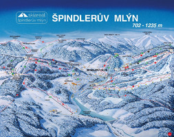 Mapa tras SkiAreal Spindleruv Mlyn (foto: SkiAreal Spindleruv Mlyn)