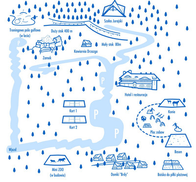 Morsko - mapa tras narciarskich (jpg) Morsko - mapa tras narciarskich
