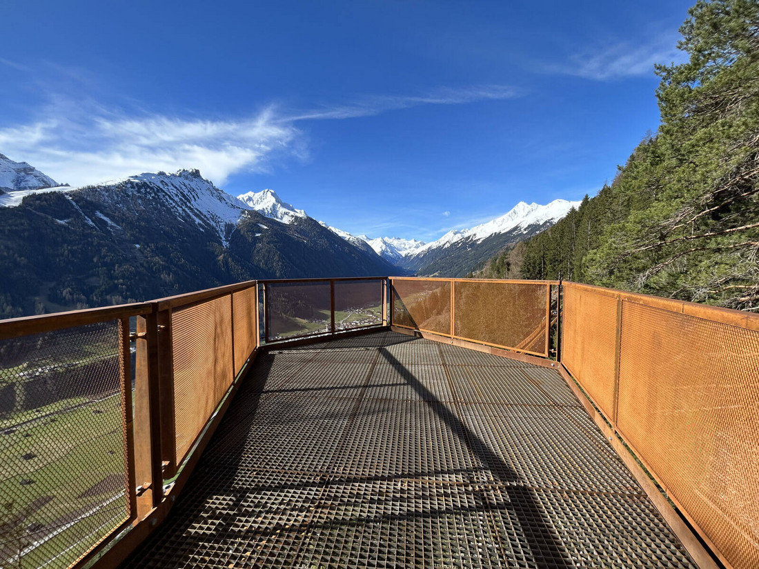 Nowa platforma widokowa „Neustiftblick” / fot. TVBStubaiTirol