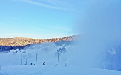Pierwsze śnieżenie na Wierchomli (foto: wierchomla.com.pl)