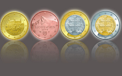 Słowackie monety Euro