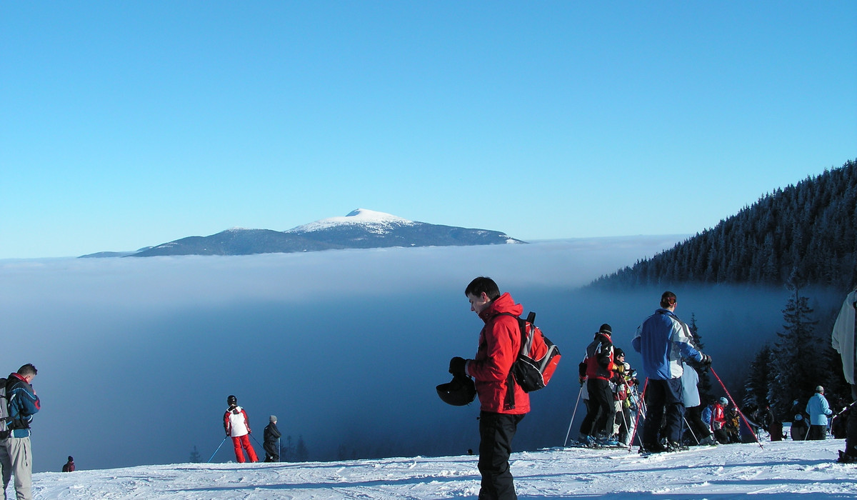 Pilsko widok na Babią Górę