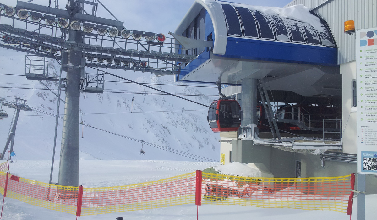 Eisgrat gondola Schaufelspitze - (zdjęcia: Mirosław Knyć) Eisgrat gondola Schaufelspitze - (zdjęcia: Mirosław Knyć)