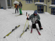 CHWILA ZADUMY PRZED ZJAZDEM.