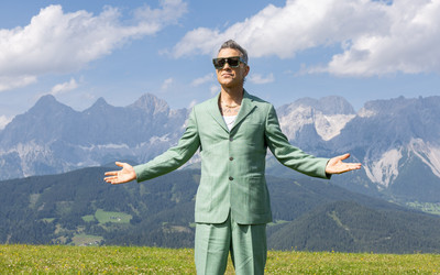 Robbie Williams w Dachstein fot. Harald Steiner