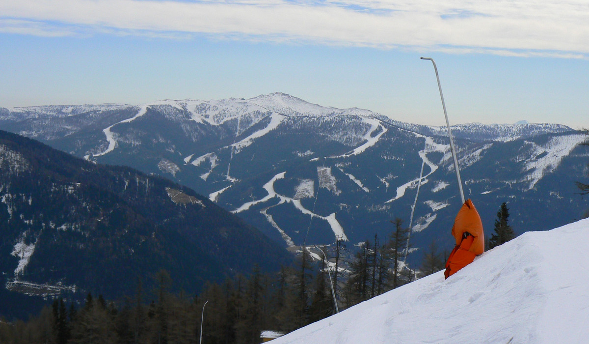 Widok tras na zboczach góry Keiserburg nad Bad Kleinkirchheim (foto: Olek Kaleta) Widok tras na zboczach góry Keiserburg nad Bad Kleinkirchheim (foto: Olek Kaleta)